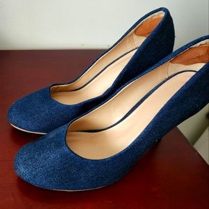 New Kelly & Katie denim heel